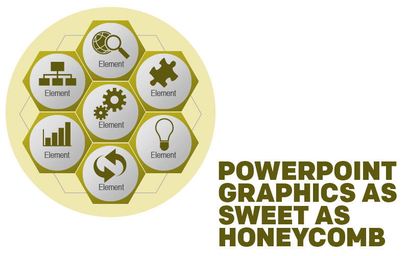 PowerPoint Graphics as Sweet as Honeycomb